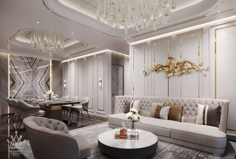 Hình ảnh Căn hộ mẫu 3,5 phòng ngủ Căn hộ hạng sang Diamond crown Hai phong