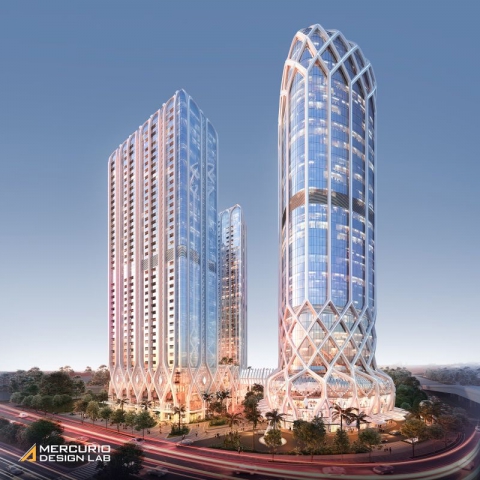 Các công trình của nhà thiết kế người Ý Massimo Mercurio, Mercurio Design Lab.đơn vị thiết kế Diamond crown hải phòng