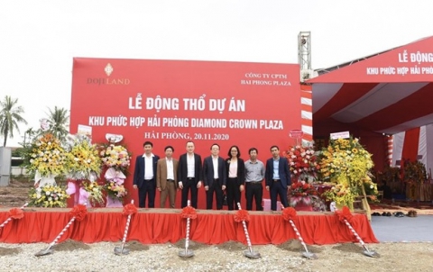 Chính thức động Thổ khu phức hợp Diamond Crown Plaza Hải Phòng-DOJI Hải phòng