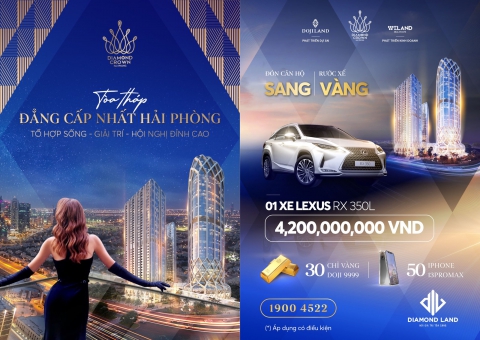 Diamond Crown Hai Phong, Căn hộ hạng sang bậc nhất Hải phòng,tuyệt tác Diagrid hiếm hoi tại châu Á