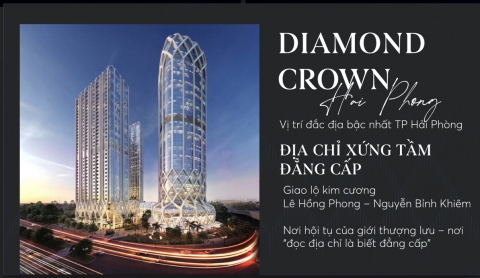 Những ưu điểm nổi bật chỉ có tại dự án Diamond Crown Hải Phòng