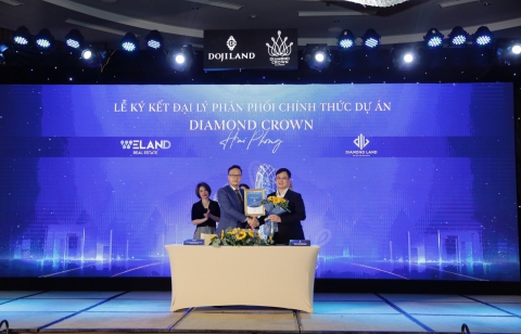 LỄ KÝ KẾT ĐẠI LÝ PHÂN PHỐI CHÍNH THỨC DỰ ÁN DIAMOND CROWN HAI PHONG - KHỞI ĐẦU ẤN TƯỢNG VANG DANH PHỐ CẢNG