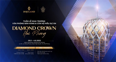 Tuần lễ khai trương VPBH & ra mắt căn hộ mẫu Diamond Crown Hai Phong