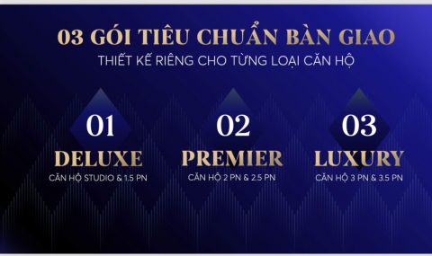 Các gói tiêu chuẩn bàn giao của Diamond crown hải phòng