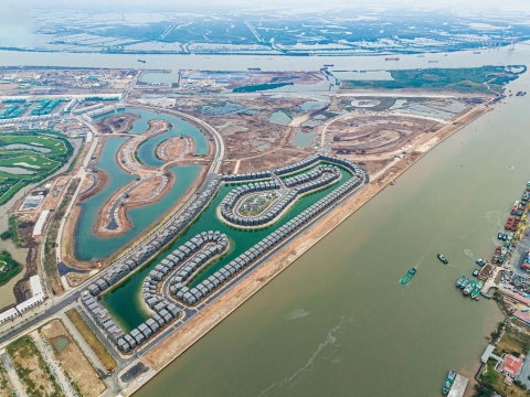 81 Dinh thự biệt lập ven sông độc bản Hoàng Thành Dự án Vinhomes Vũ yên