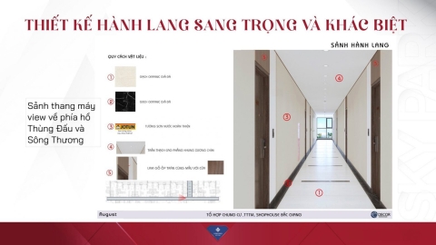 Tiêu chuẩn bàn giao cao cấp Ruby Vinhomes sky park bắc giang